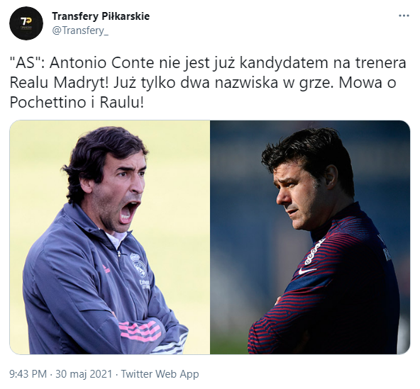 Conte odpada! Zostało DWÓCH KANDYDATÓW na trenera Realu!